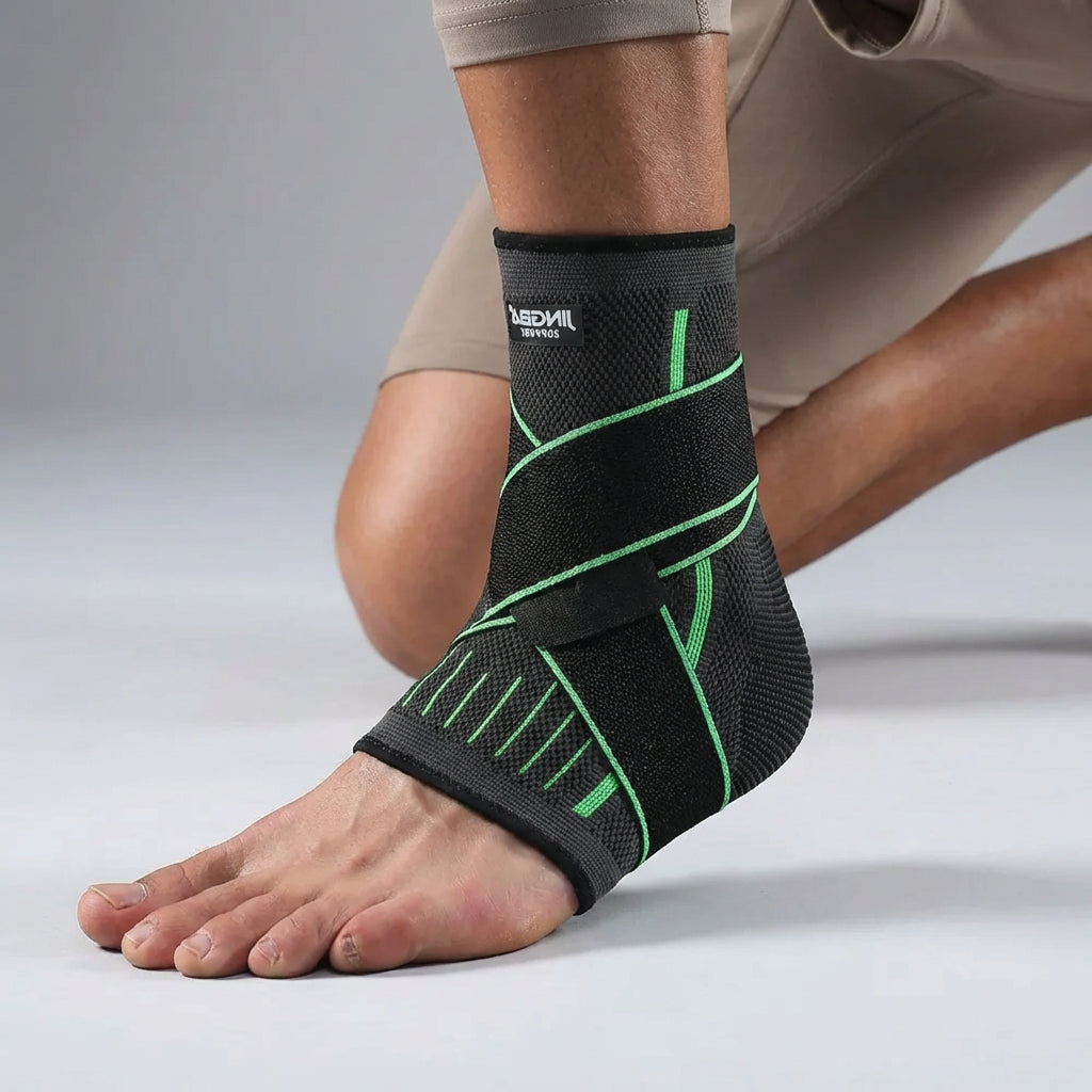 Verstellbare Knöchelbandage mit Kompression für Sport und Alltag