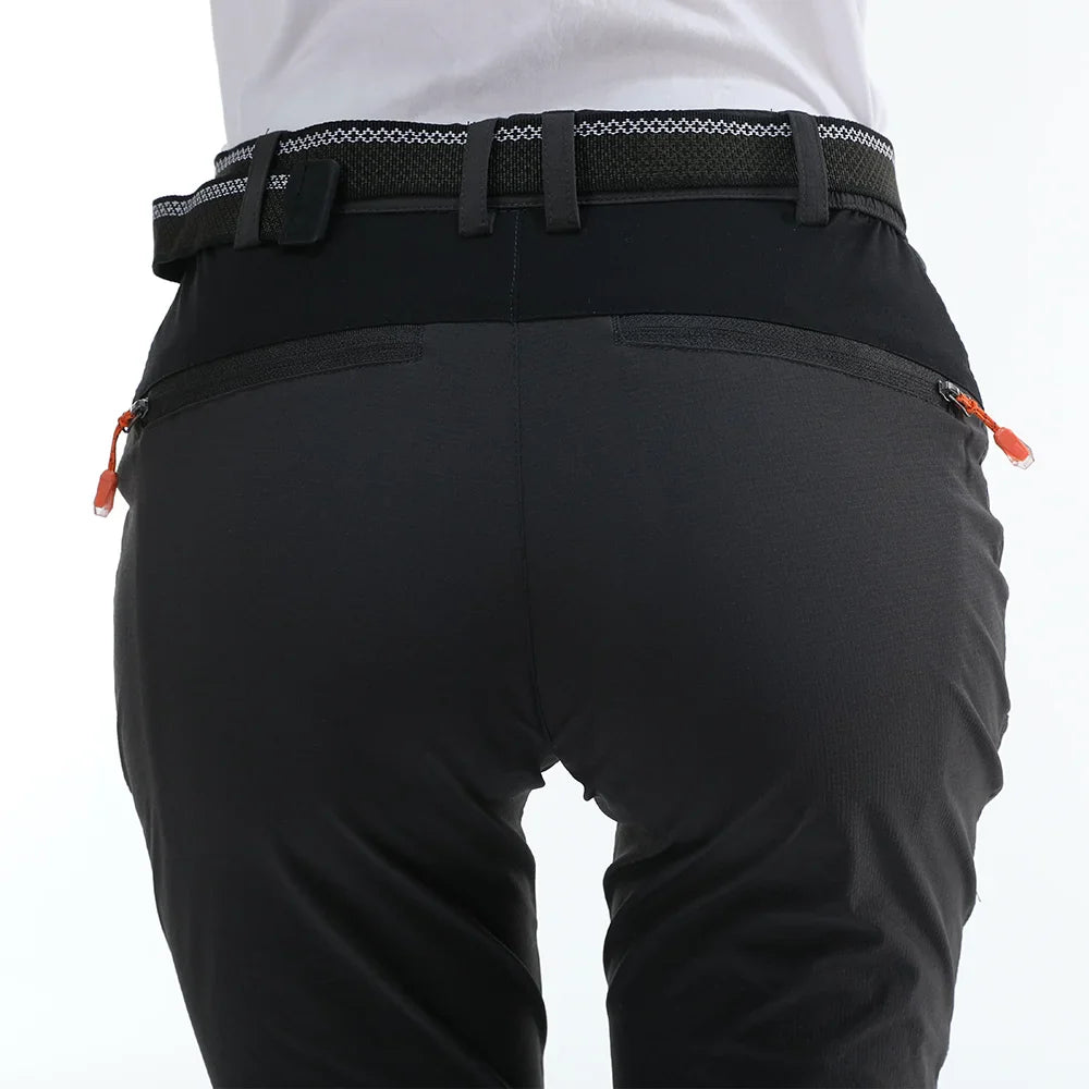 Damen Wanderhose Ripstop wasserabweisend schnelltrocknend verstärkte Knie