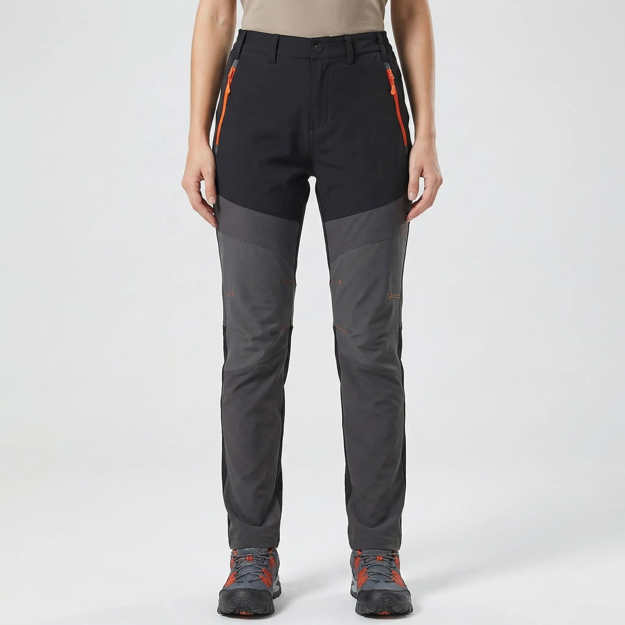 Damen Wanderhose Ripstop wasserabweisend schnelltrocknend verstärkte Knie