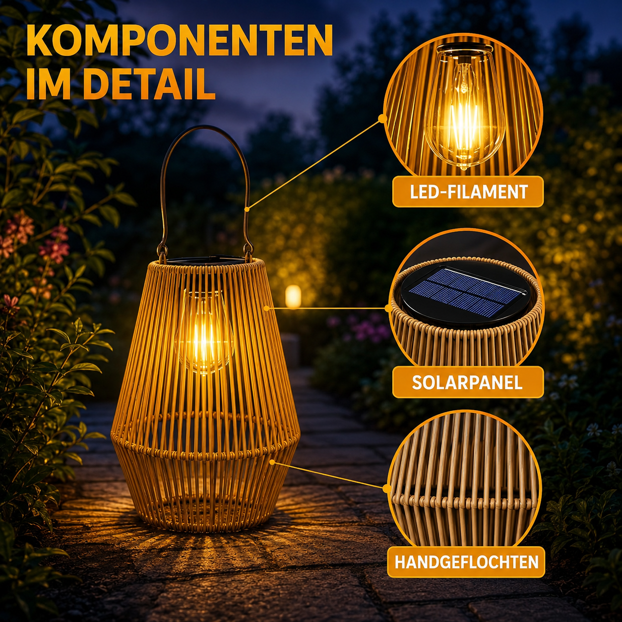 Nordspur | SunWeave-Laterne
