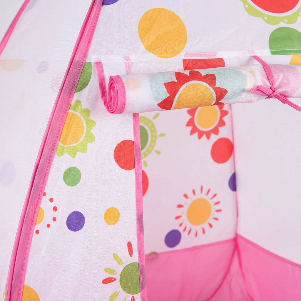 Pop-up Spielzelt für Kinder mit Sonnenblumenmuster, leicht und tragbar