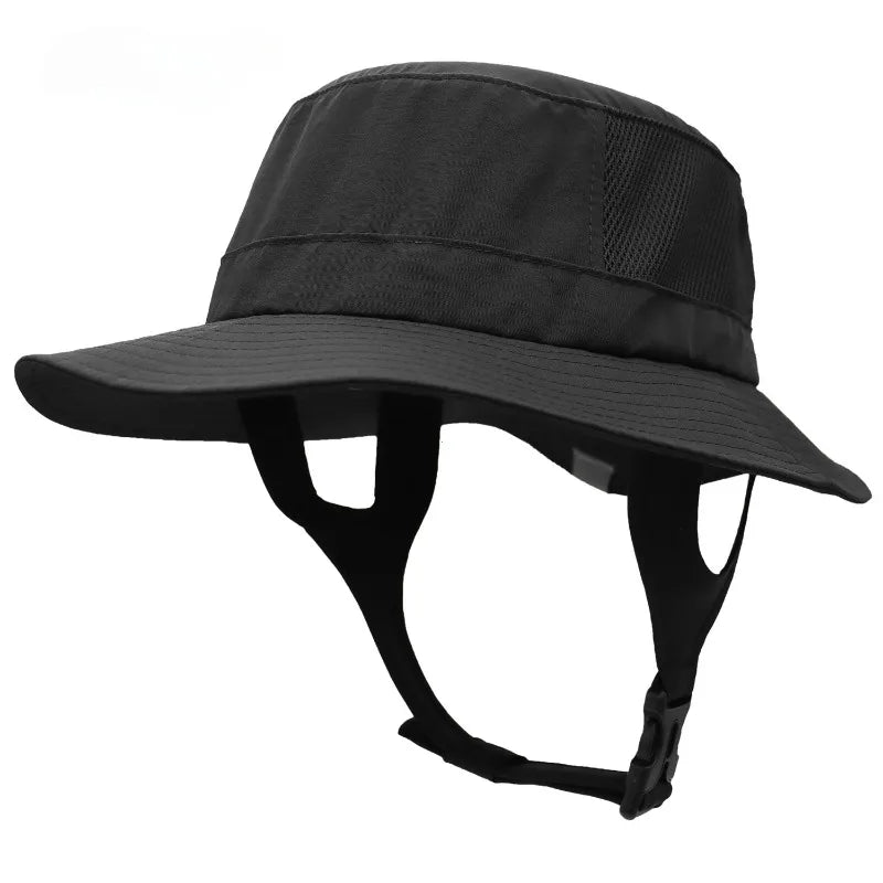 Mesh Anglerhut UPF50+ Sonnenschutz mit Kinnriemen für Outdoor