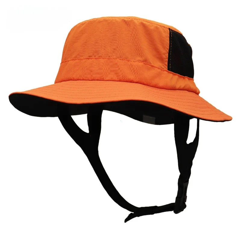Mesh Anglerhut UPF50+ Sonnenschutz mit Kinnriemen für Outdoor