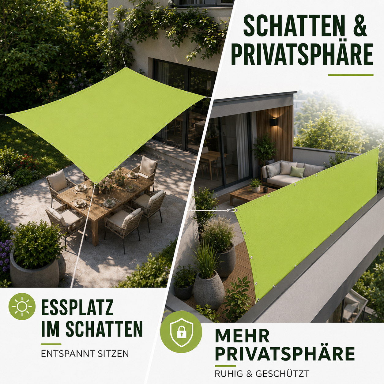Nordspur | Sunvora Wasserdichtes Outdoor-Sonnensegel