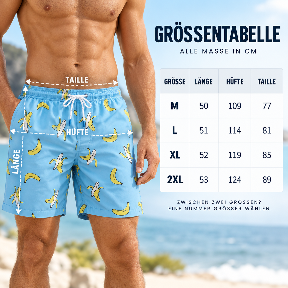 Nordspur | Surfello Herren Kurze Badehose