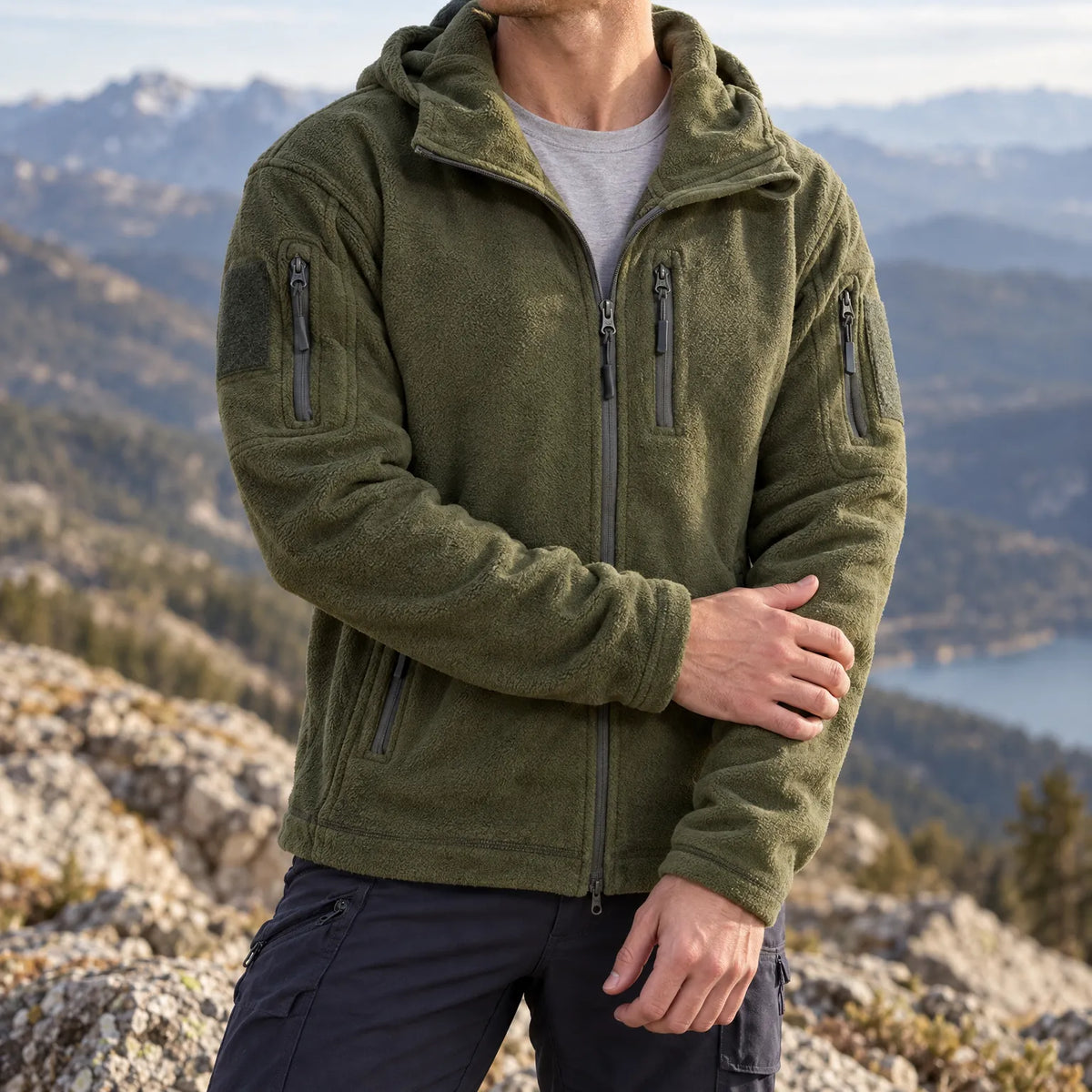 Nordspur | Tacfleece Taktische Outdoor-Jacke
