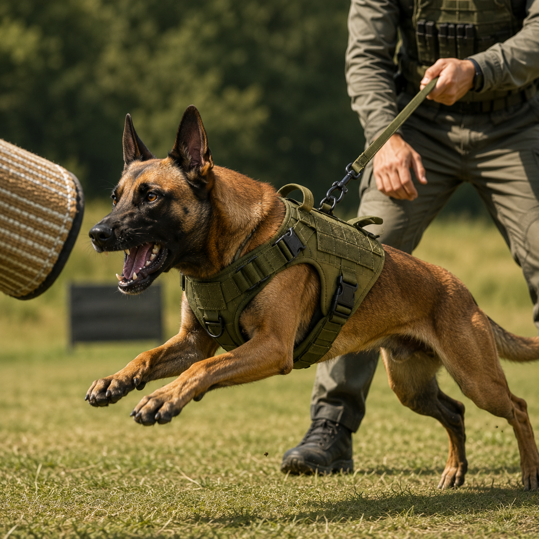 Nordspur | Tacticanine Militär-Stil Taktisches Hundegeschirr-Set