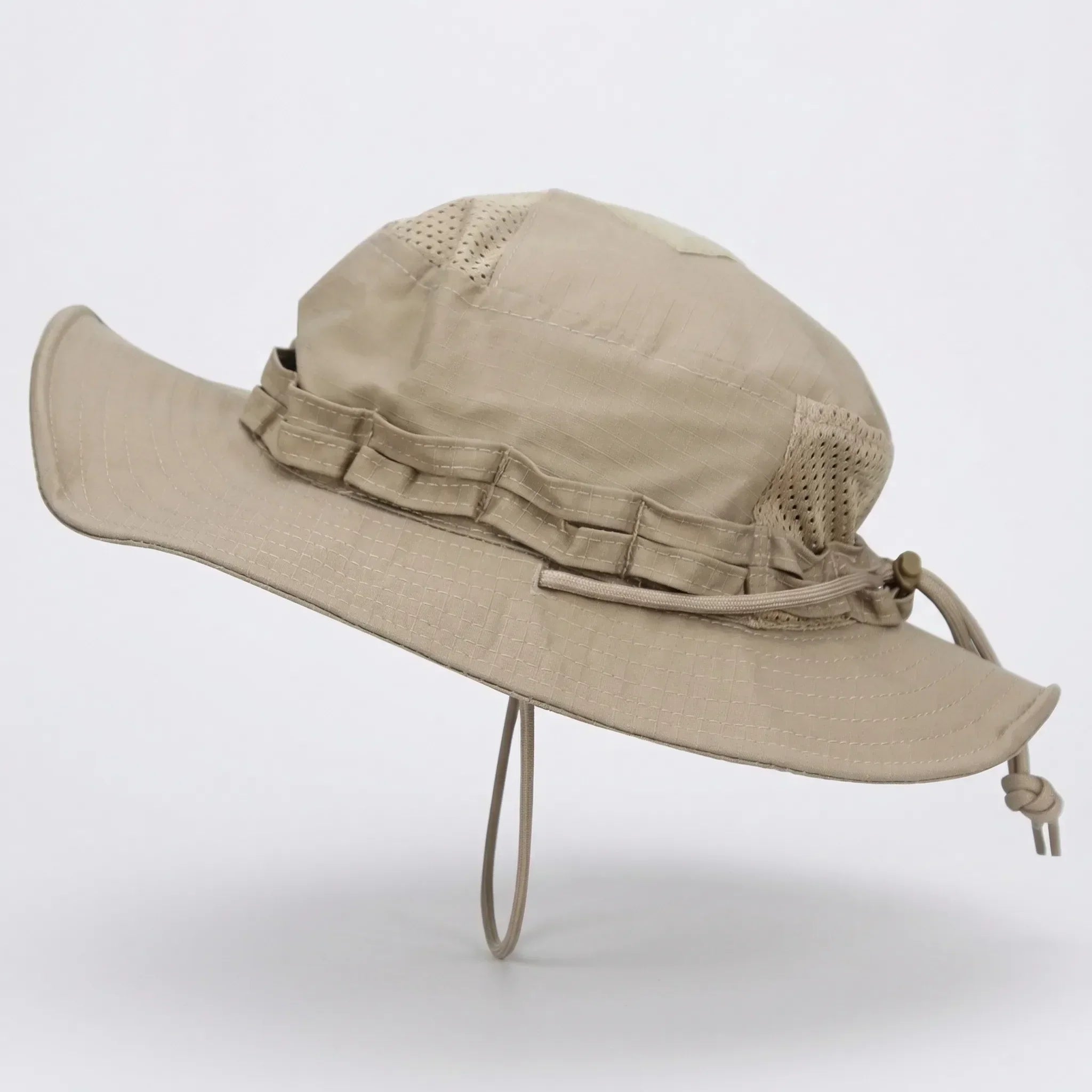 Taktischer Bucket-Hut breiter Rand Mesh-Belüftung Tarnmuster Outdoor
