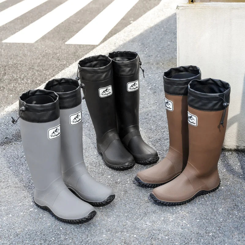Nordspur | Tarvelo Hohe Regenstiefel Mit Kordelzug