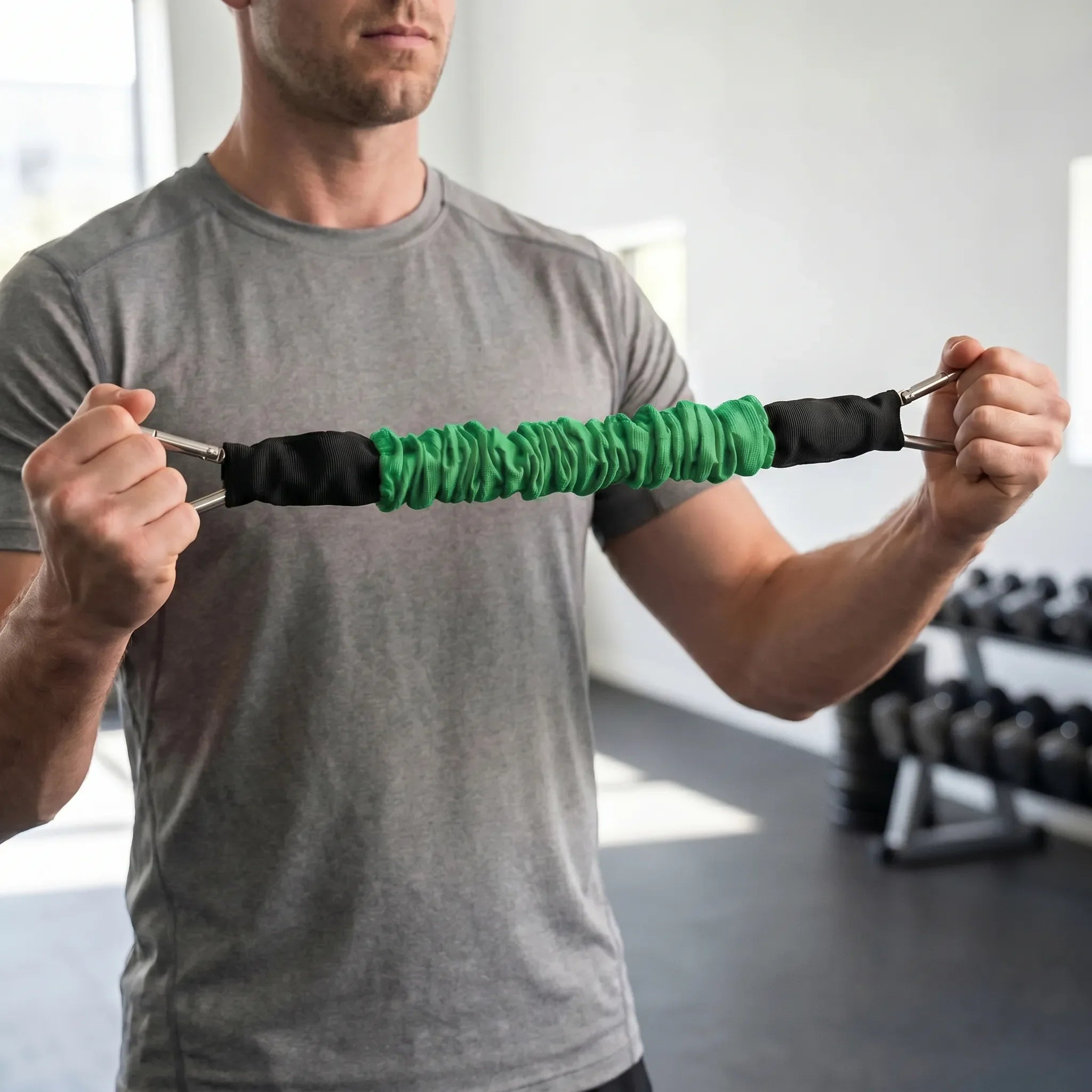 Widerstandsband mit Stoffbezug robuste Karabiner progressive Spannung