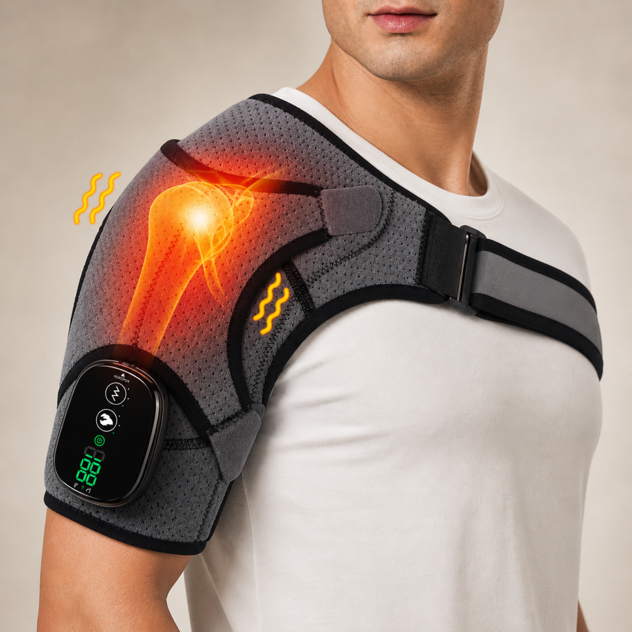 Nordspur | ThermaShould Elektrische beheizbare Schulterbandage