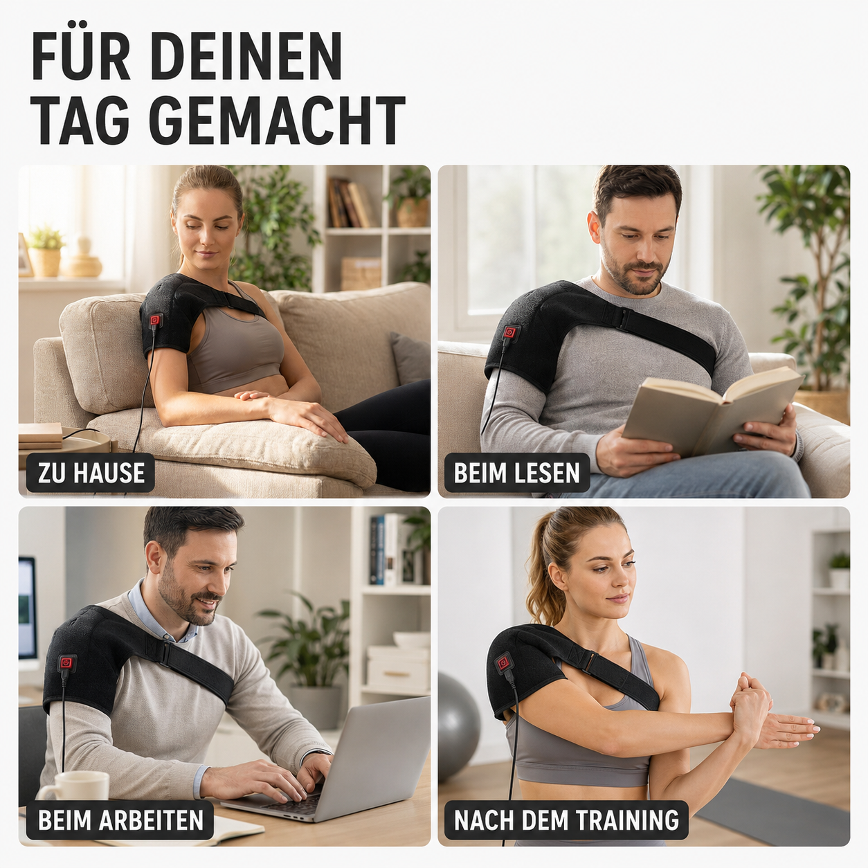 Nordspur | ThermaSoothe Beheizte Schulterstützbandage