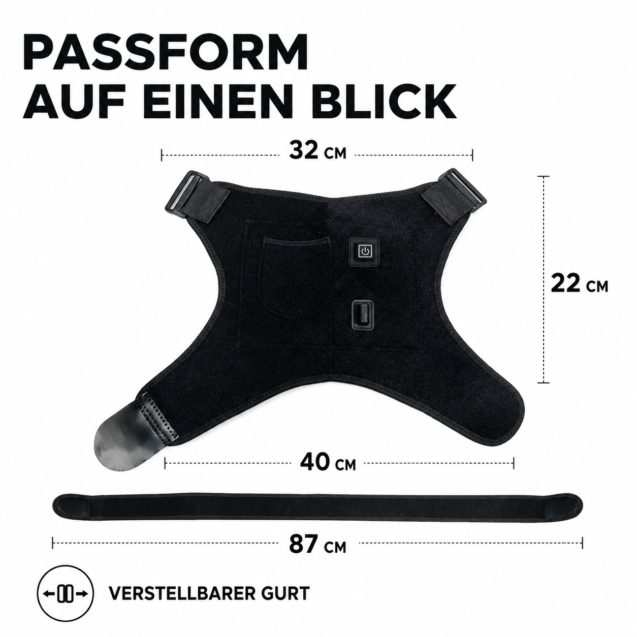Nordspur | ThermaSoothe Beheizte Schulterstützbandage