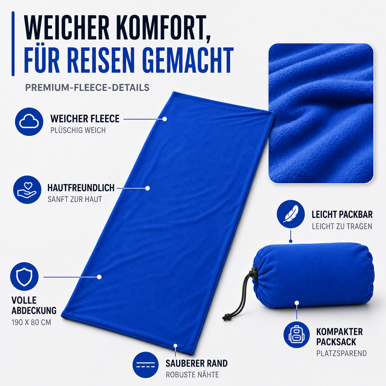 Nordspur | Thermori Ultraleichter Reise-Schlafsack-Liner