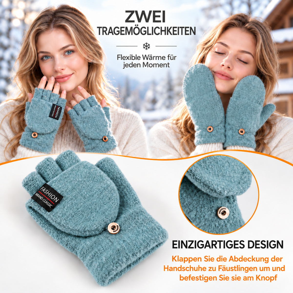 Nordspur | Thermowrap Umwandelbare USB-beheizte Handschuhe