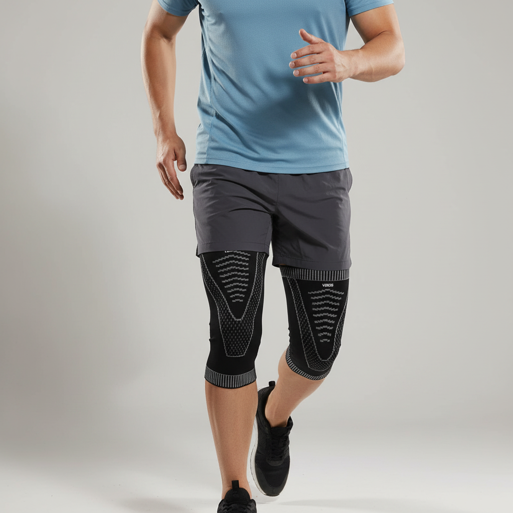 Oberschenkelstütze elastisch atmungsaktiv Kompressionsstütze Sport