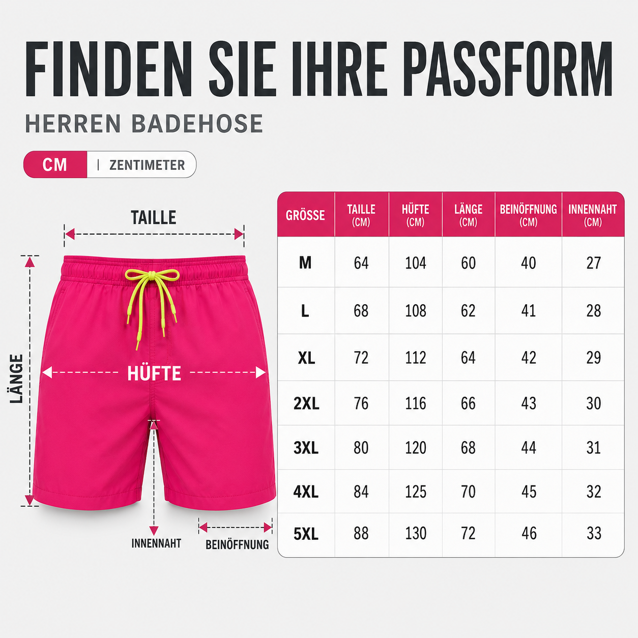 Nordspur | TideVero Bade-Shorts mit elastischem Bund