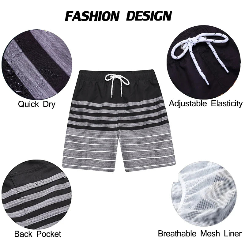 Nordspur | Tidevox Men Swim Trunks With Pockets