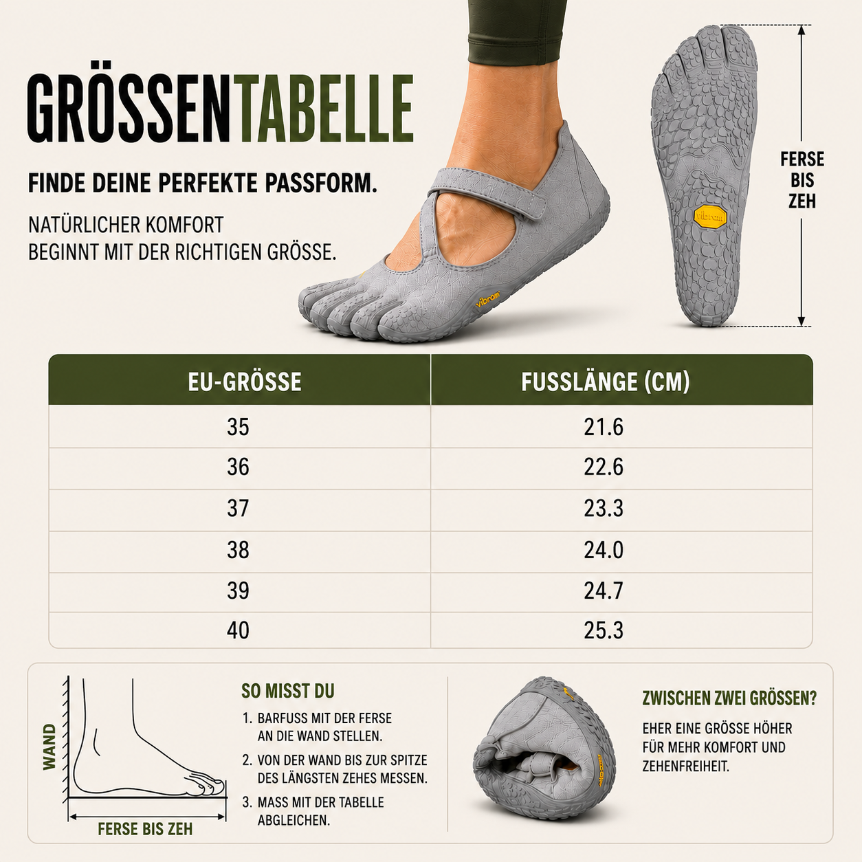 Nordspur | Toevara Fünf-Zehen-Minimalisten-Flachschuh