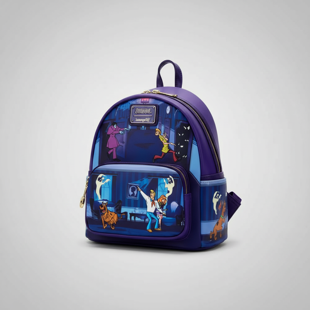Mini-Charakterrucksack aus weichem PU mit verstellbaren Riemen