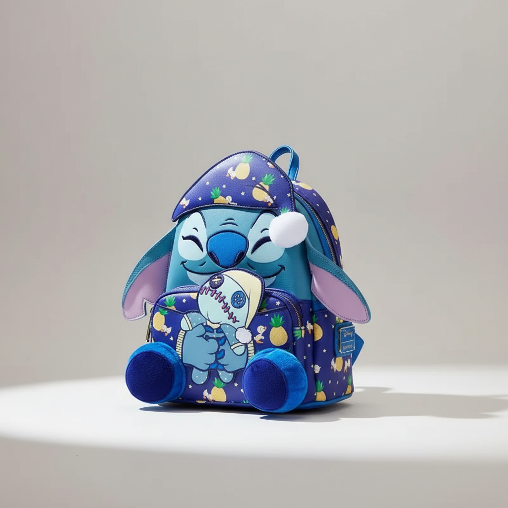 Mini-Charakterrucksack aus weichem PU mit verstellbaren Riemen