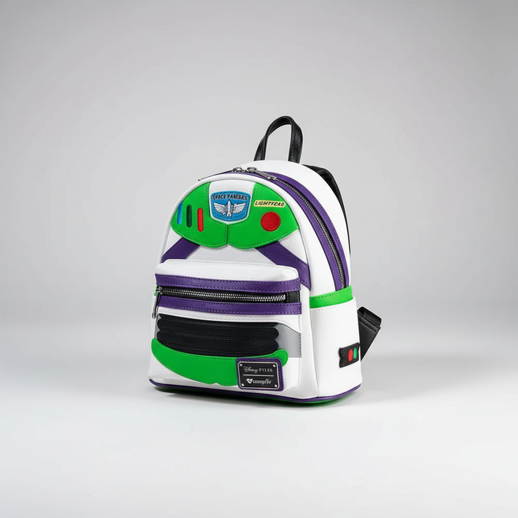 Mini-Charakterrucksack aus weichem PU mit verstellbaren Riemen