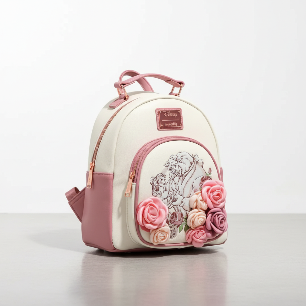 Mini-Charakterrucksack aus weichem PU mit verstellbaren Riemen