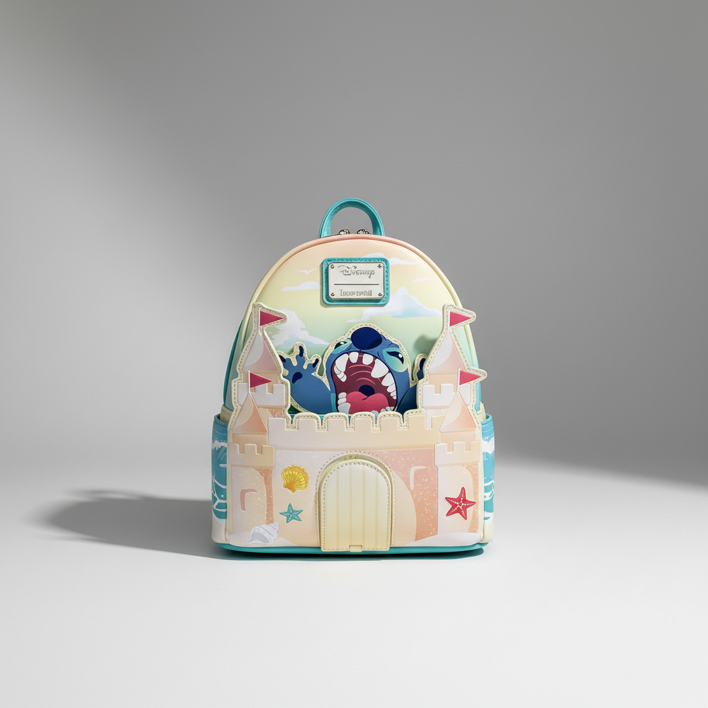 Mini-Charakterrucksack aus weichem PU mit verstellbaren Riemen