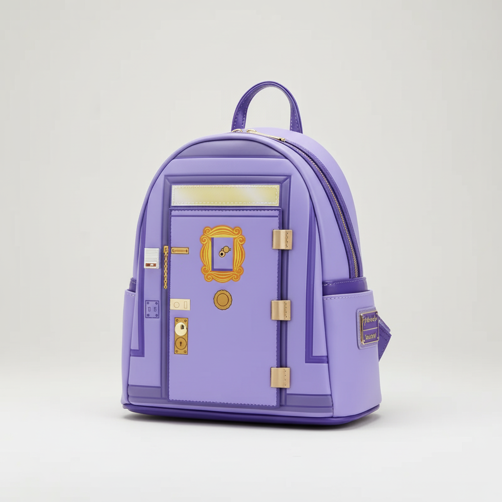 Mini-Charakterrucksack aus weichem PU mit verstellbaren Riemen