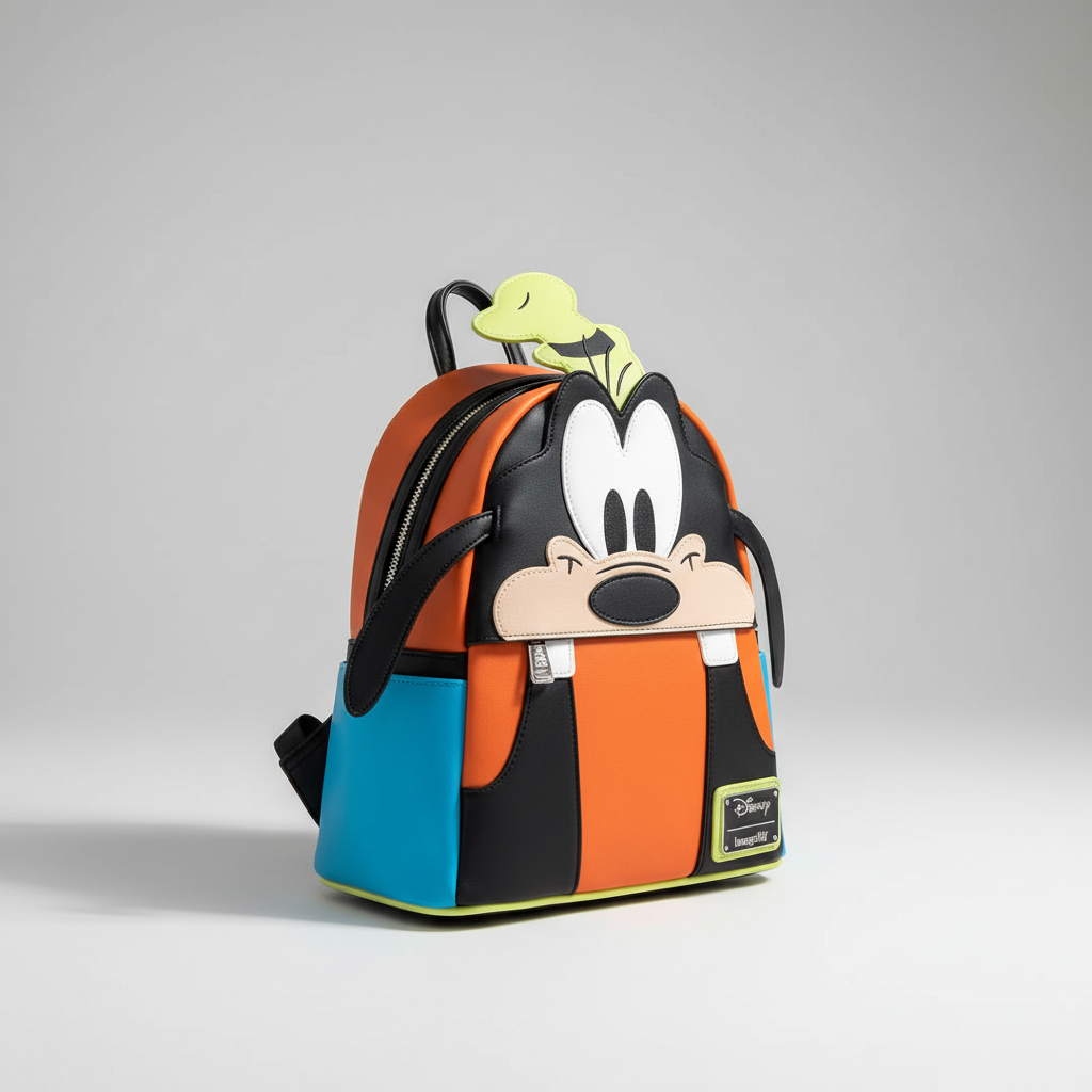Mini-Charakterrucksack aus weichem PU mit verstellbaren Riemen
