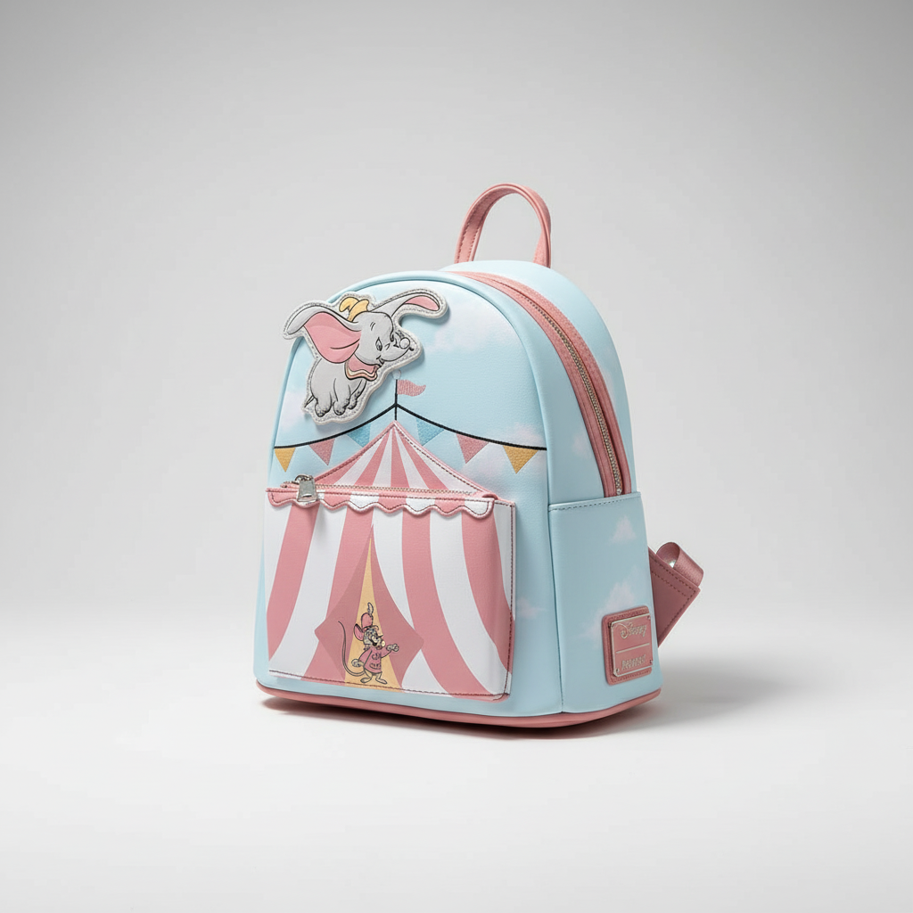 Mini-Charakterrucksack aus weichem PU mit verstellbaren Riemen