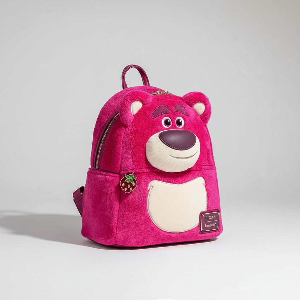Mini-Charakterrucksack aus weichem PU mit verstellbaren Riemen