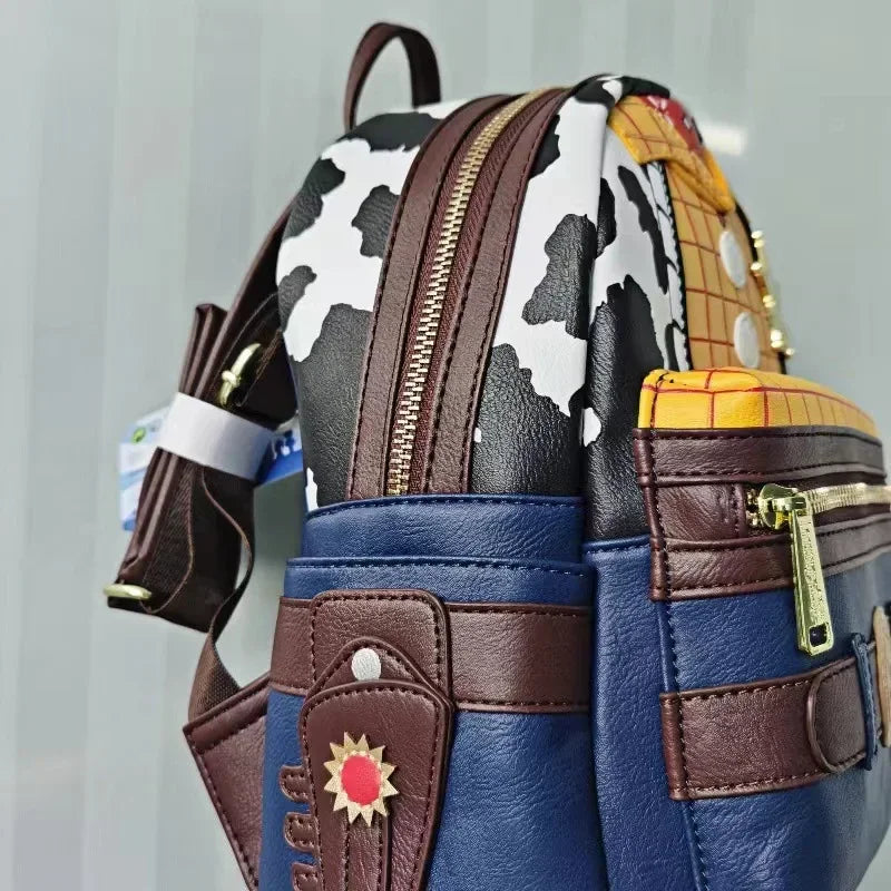 Mini-Charakterrucksack aus weichem PU mit verstellbaren Riemen