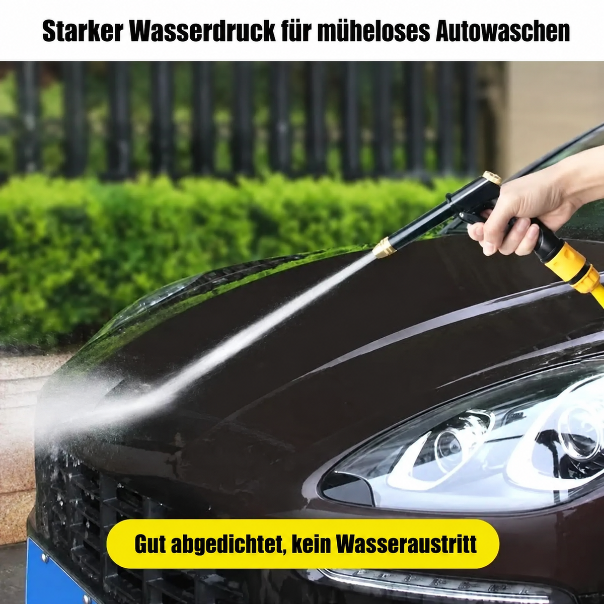 Nordspur | Tragbare Hochdruck-Wasserschlauch-Düse Spray