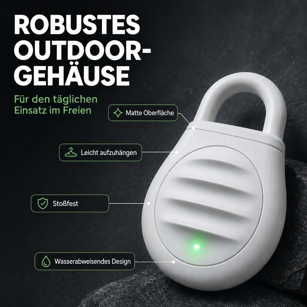 Nordspur | Tragbarer Ultraschall-Vogelabwehrgerät