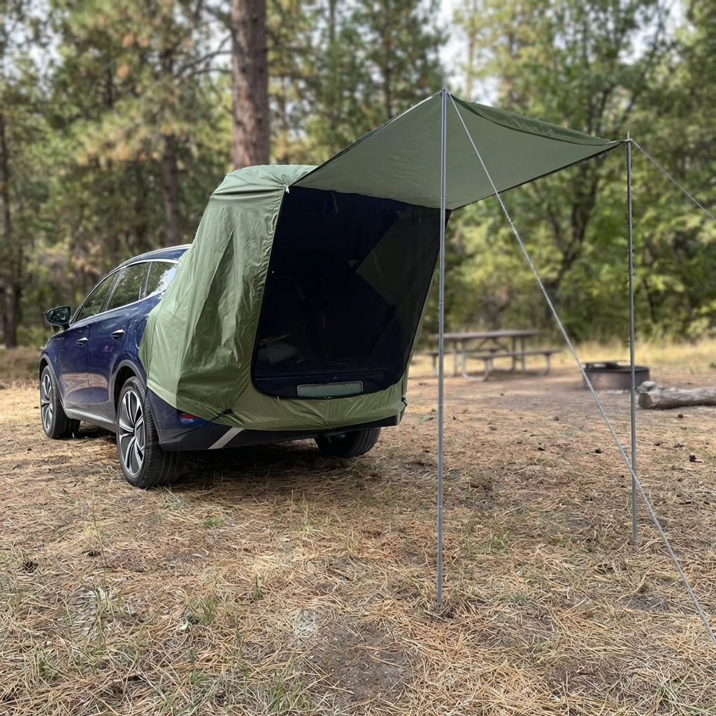 Heckzelt für SUV und Kombi für Camping und Outdoor
