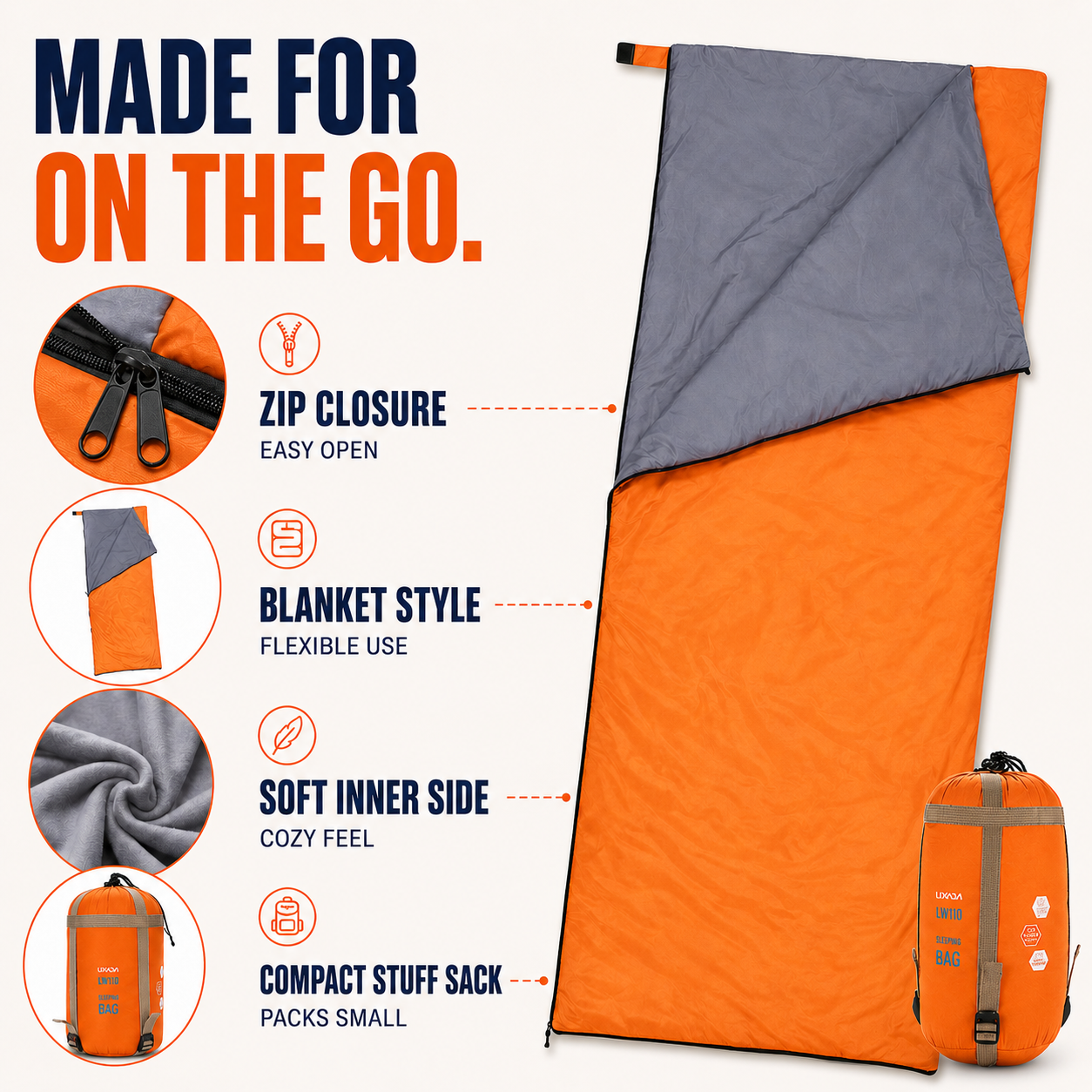 Nordspur | TrailNest Umschlag-Schlafsack