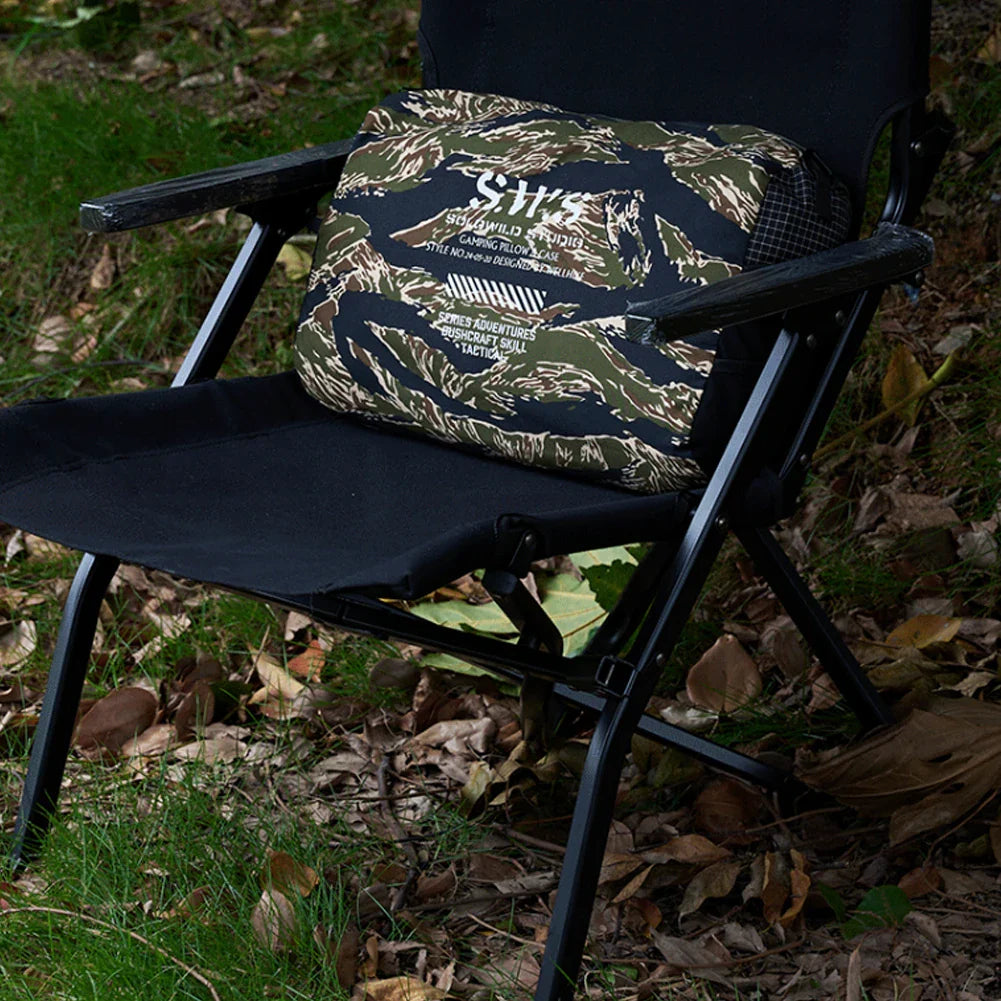 Ultraleichtes Reise-Nackenkissen mit Multi-Pocket-Organizer