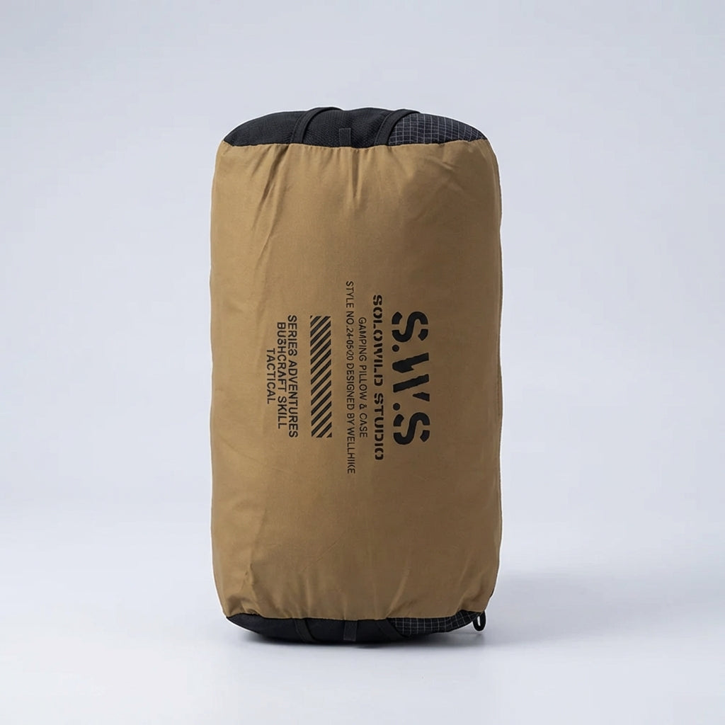 Ultraleichtes Reise-Nackenkissen mit Multi-Pocket-Organizer