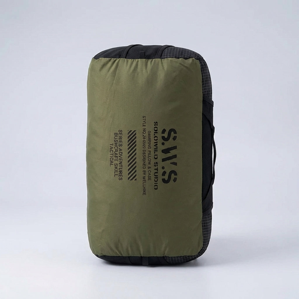 Ultraleichtes Reise-Nackenkissen mit Multi-Pocket-Organizer