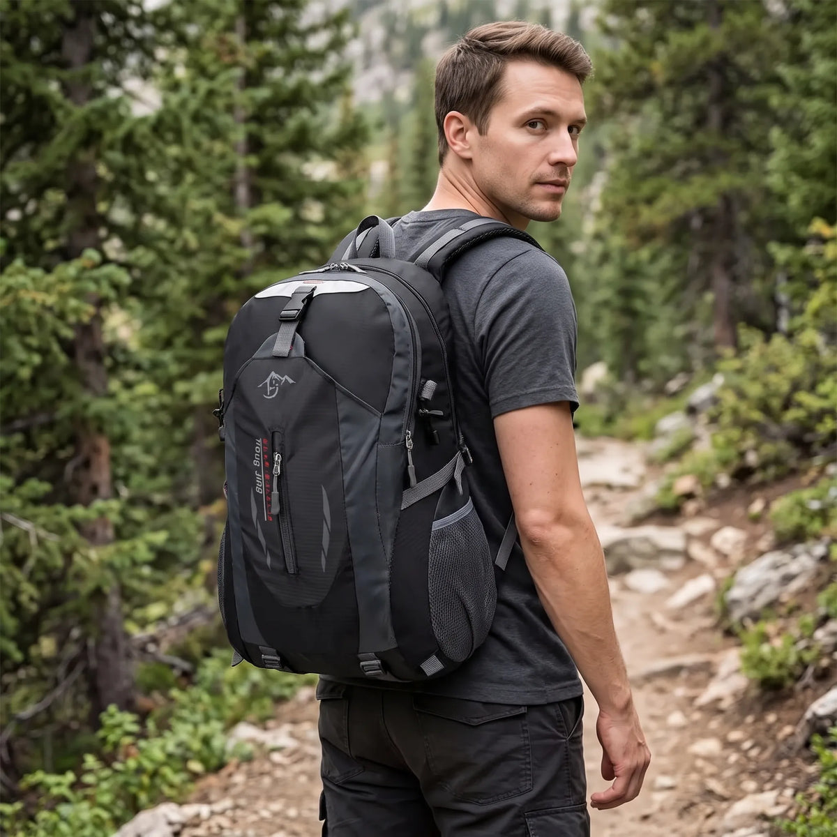 Nordspur | Trailon Wanderrucksack Mit Frontfächern Und Seitentaschen