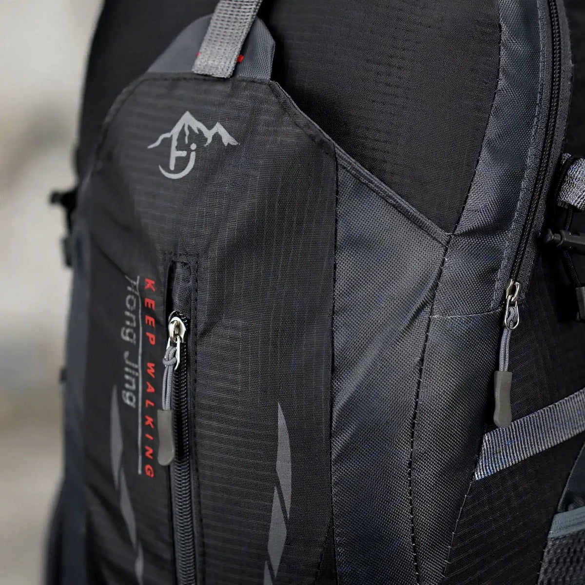 Nordspur | Trailon Wanderrucksack Mit Frontfächern Und Seitentaschen