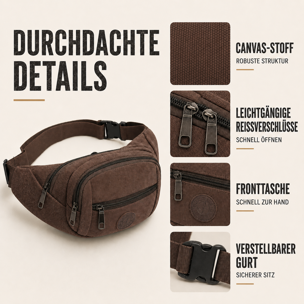 Nordspur | Trailridge Leichte Polyester-Gürteltasche