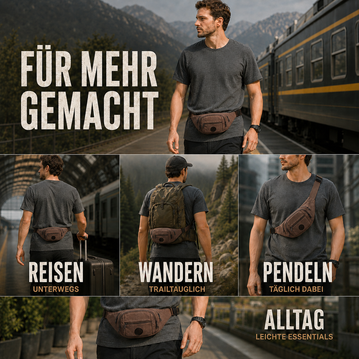 Nordspur | Trailridge Leichte Polyester-Gürteltasche