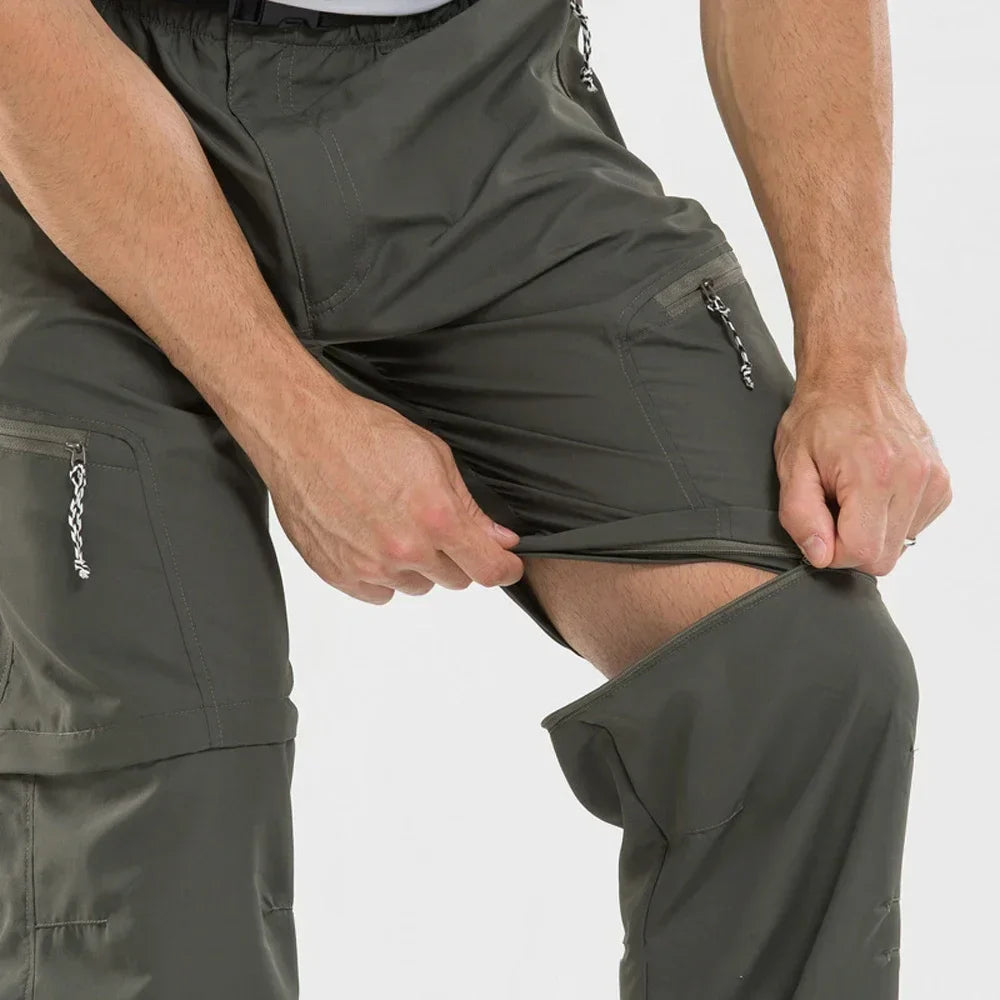 Herren Zip-Off Wanderhose schnelltrocknend wasserabweisend