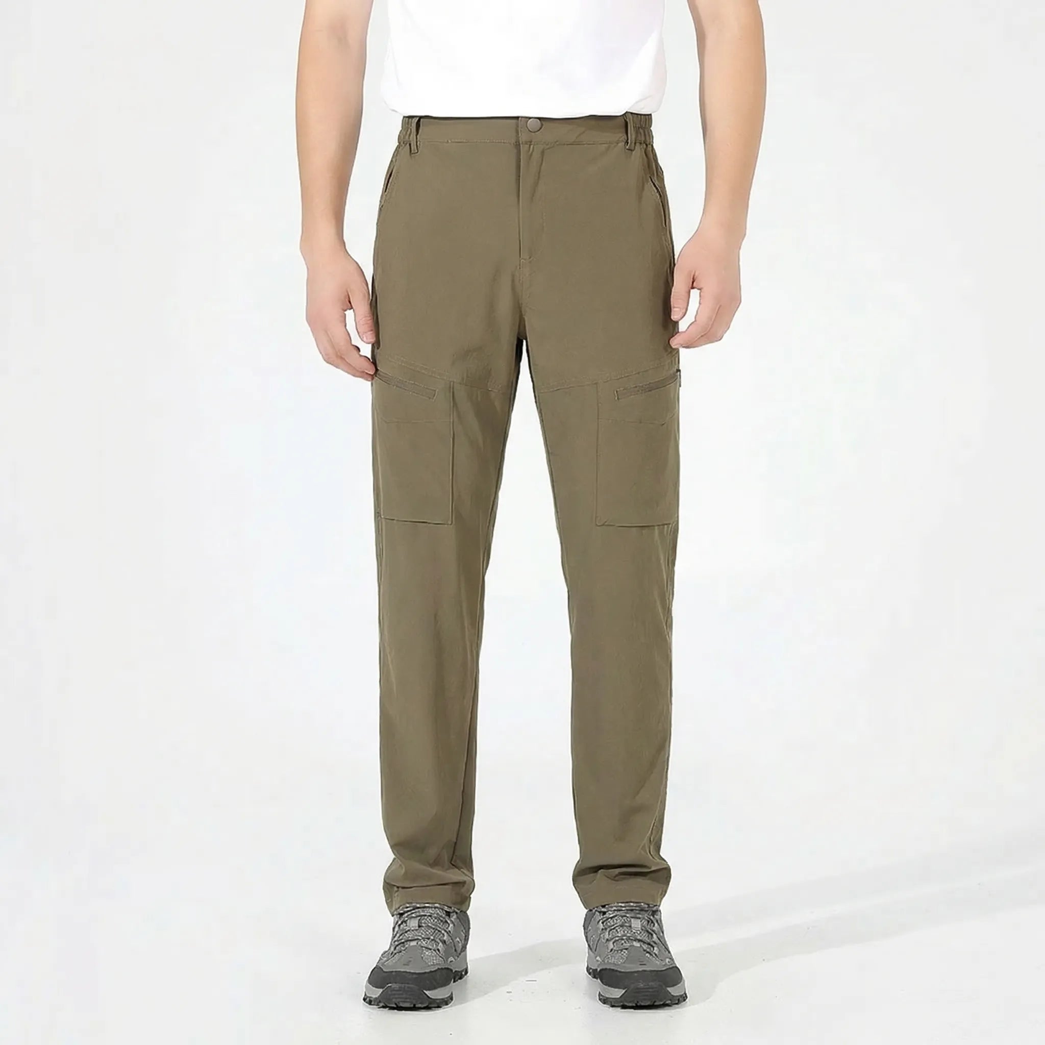 Herren Stretch Wanderhose Cargo schnelltrocknend wasserabweisend
