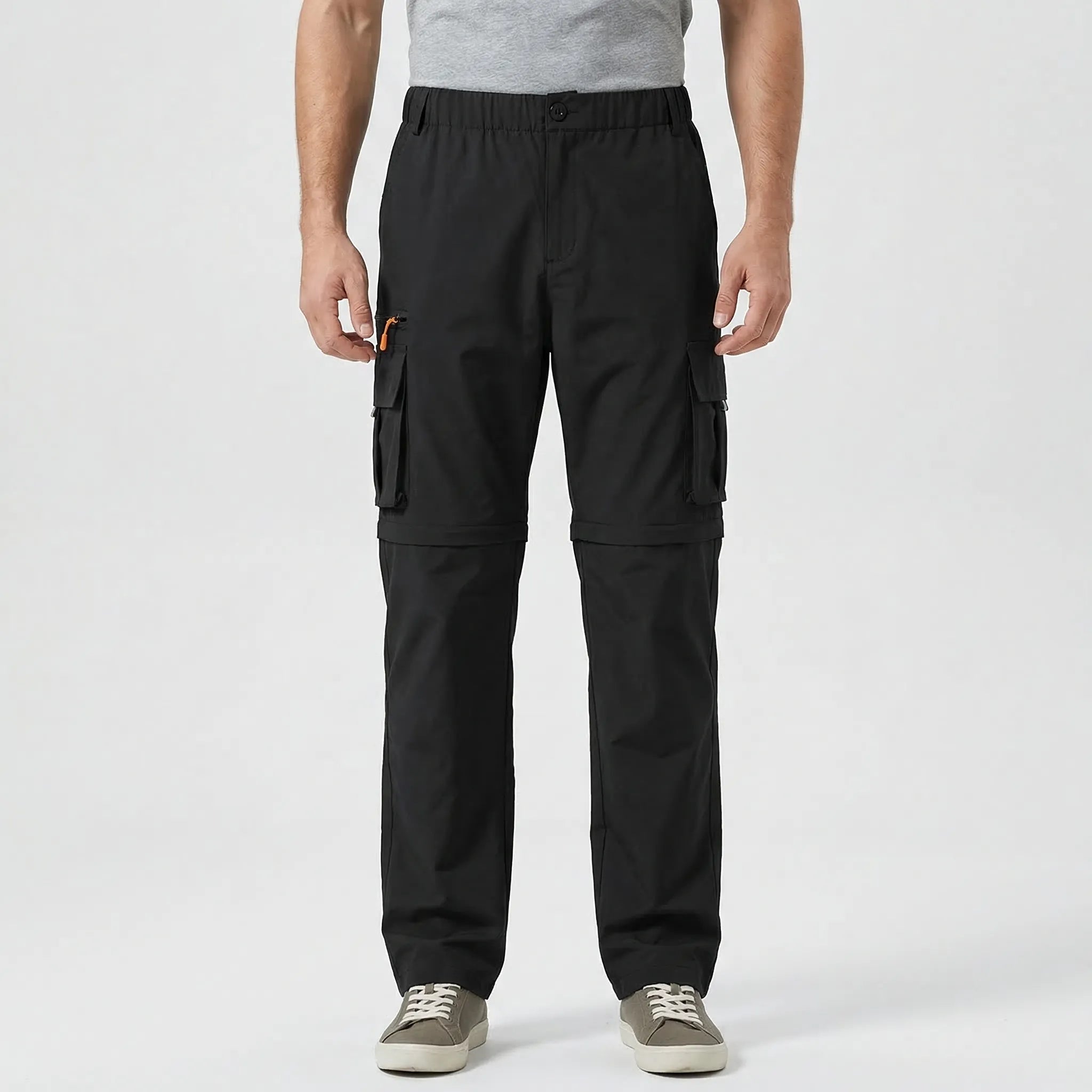 Wandelbare Zip-Off Cargohose für Herren, schnelltrocknend und robust