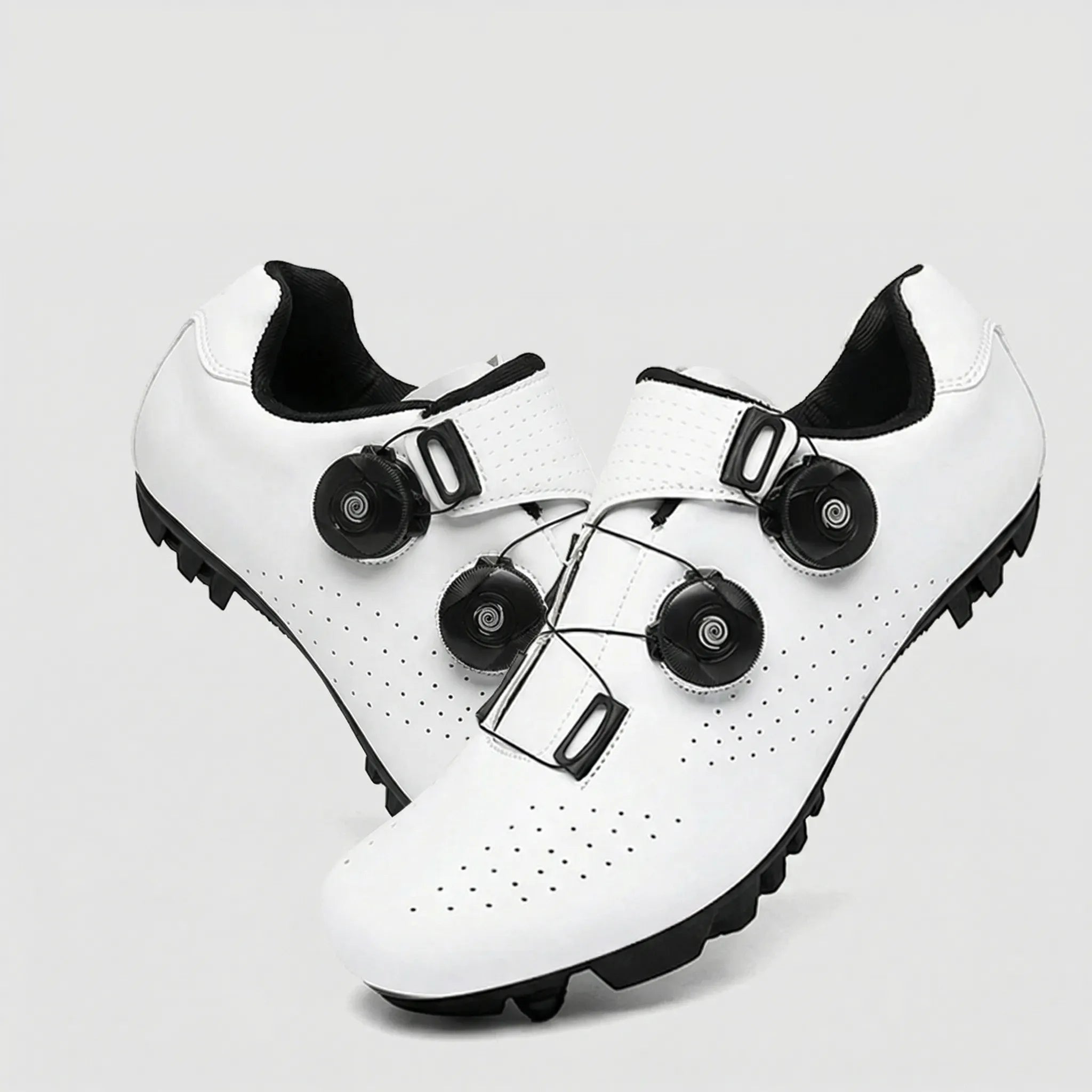 Herren-Rennrad-Schuh SPD-kompatibel mit Drehverschluss und belüfteter Oberfläche