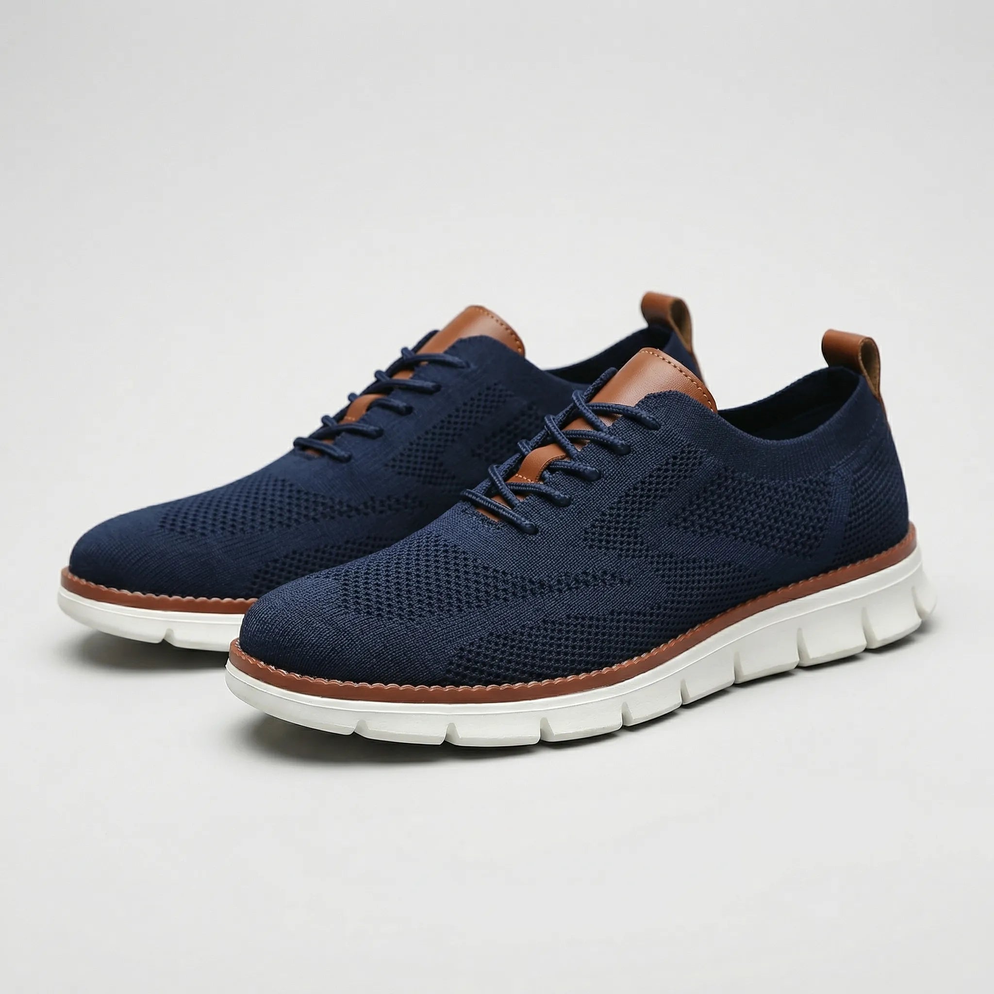 Herren-Sneaker atmungsaktiv leicht Mesh gepolsterte Sohle