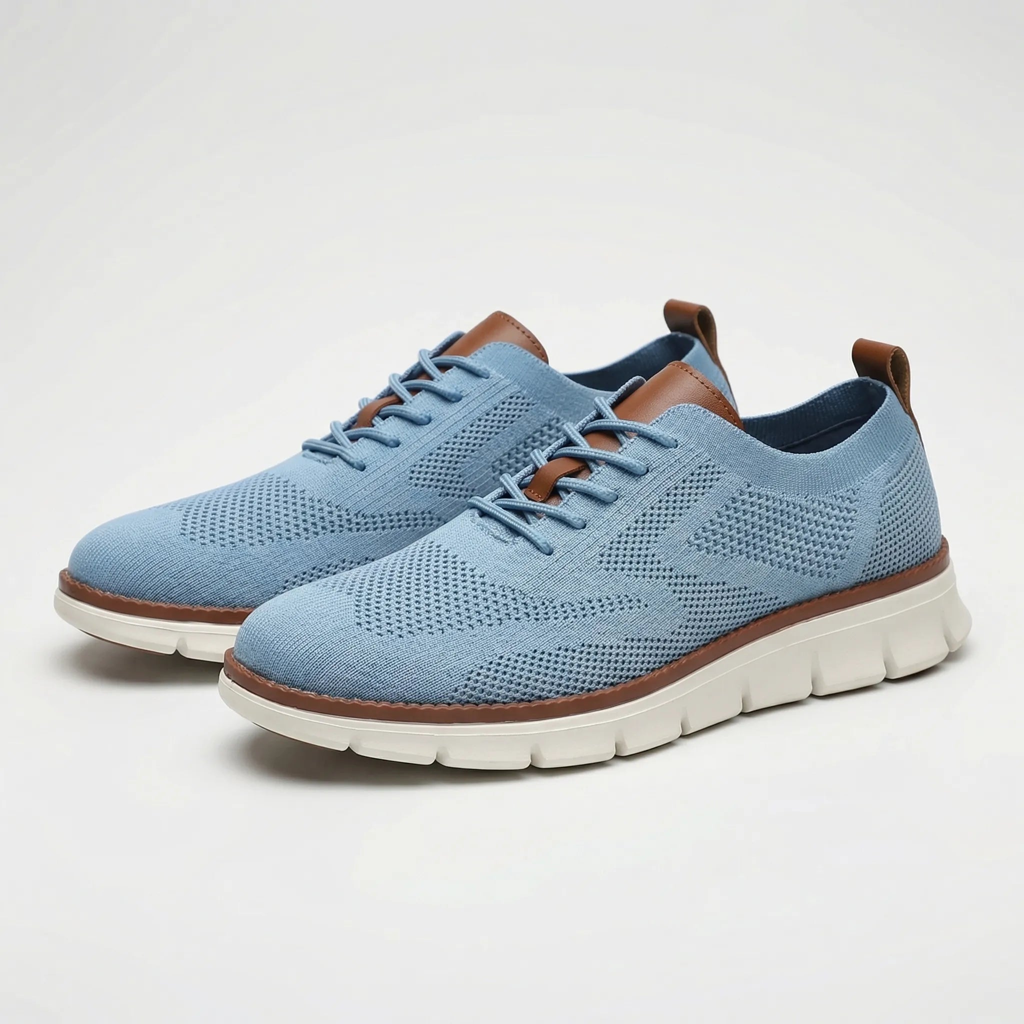 Herren-Sneaker atmungsaktiv leicht Mesh gepolsterte Sohle